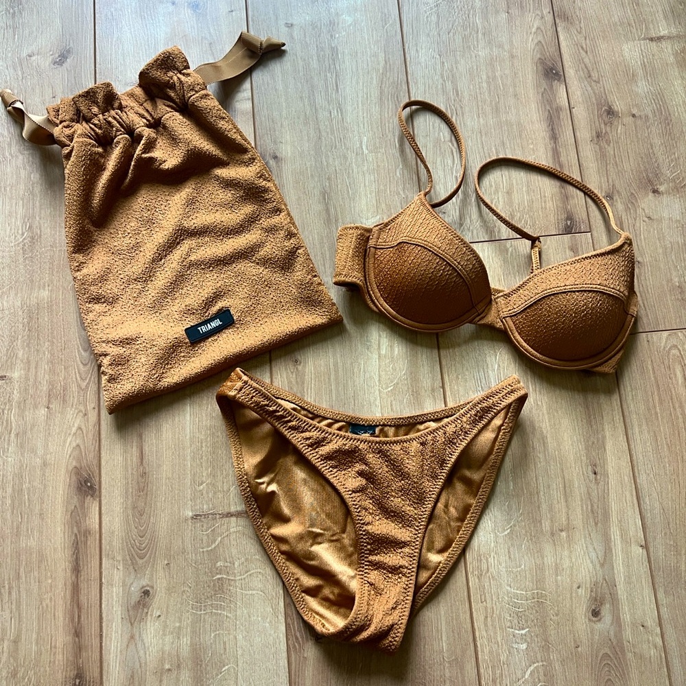 [UNWORN] Triangl Swimwear Kaiya Cinnamon Bikini Set